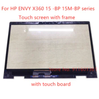 925736-001 touch glass monitor for HP Envy X360 15M-BP 15-BP series 15M-BP012DX BP111DX Touch Screen replacement