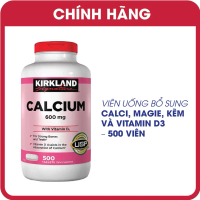 [HCM][500 viên] Viên Uống Canxi Kirkland - Calcium + D3 date 2025
