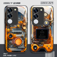 Sarung Telefon, Sarung Untuk VIVO V29e, Y200, V29 Pro 5G, Papan Litar Mekanikal, Kaca Mewah, Kalis K