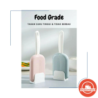 Holder Centong Sendok Nasi Plastik Rice Spoon Dapur Cover Penutup Buka ABST687