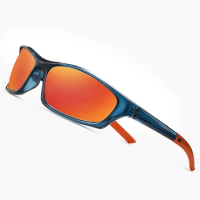 MAXJULI Polarized Sunglasses for Men Women TR Frame Sport Sunglasses Rectangular Sunglasses Cycling Running Driving w8225