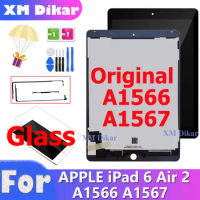 NEW LCD For Apple iPad 6 Air 2 A1567 A1566 9.7'' 100% Good Quality LCD Display Touch Screen Digitizer Assembly Replacement