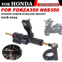 For HONDA FORZA 350 NSS350 2021-2023 FORZA350 Motorcycle Directional Damper Shock Absorber Stabilizer Steering Dampers Bracket
