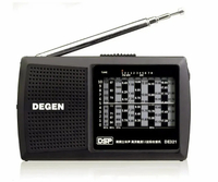 Hot Degen DE321 FM Stereo MW SW Radio DSP World Band Receiver Full Band FM Radio