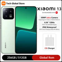 Global Rom Xiaomi Mi 13 5G Smartphone Snapdragon 8 Gen 2 Octa Core 6.36" 120Hz AMOLED Display 50MP Leica Camera 67W Turbo Charge