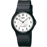 【CASIO 卡西歐】極簡時尚數字指針石英錶(MQ-24-7B3)
