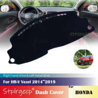 for Honda HR-V Vezel 2014~2019 Anti-Slip Dashboard Cover Protective Pad Car Accessories Sunshade Carpet 2018 2017 2016 2015