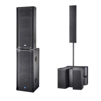 SPE Dual 18 inch active professional audio outdoor portable pa loudspeaker with DSP system DJ sound box system PRO-800A