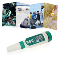 SMART SENSOR Portable Salinity Meter Handheld ATC Salinometer Halometer Salt Gauge Salty Brine Meter Seawater Salinity Tester