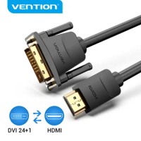 Vention HDMI to DVI Cable Bi-direction HDMI Male 24+1 DVI-D Male Adapter 1080P Converter for Xbox HDTV DVD LCD DVI to HDMI Cable