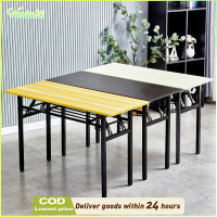 🔥   Cheap Folding Table[No Need Assemble]Home Banquet Table Cheap Table Conference Office Table Fold