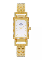 Roscani Roscani Francesca B59 (Aluminium Brushed Dial) Gold White Bracelet Women Watch