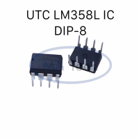 [ส่งฟรี] Utc Lm358L D08-T Dip-8 Ic Chip, 8-Pin Integrated Circuit