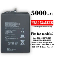 HB3973A5ECW Battery For Huawei Honor Note10 8X max Mate20x Note 10 Mate 20x Mobile Phone Bateria 5000mAh High Quality Free Tools