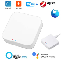 Global Version Gateway ZigBee Hub WIFI Bluetooth Mesh intelligent Gateway Smart Home remote BT Mesh Voice Work With Alexa Google