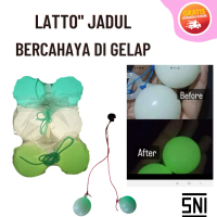 Mainan Latto Glow In The Dark Tek Tek Jadul Bisa Menyala Light Ball