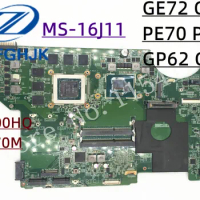 Original FOR MSI GE72 GE62 PE70 PE60 GP62 GP72 Laptop Motherboard MS-16J11 MS-16J1 i7-5700HQ GTX970M N16E-GT-A1 100% Tested Ok