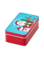 กล่องเหล็ก Santa ขนาด 11.5x6.5x4 ซม. หลากสี