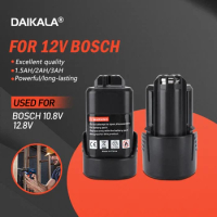 For Bosch BAT411 12V/10.8V 3.0Ah/2.0Ah/1.5Ah Li-ion Battery for Bosch 12V BAT411 BAT411A BAT412A BAT420 2607336014 2607336864 G