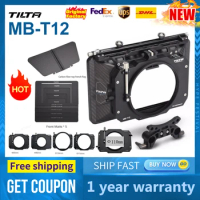 Tilta MB-T12 4*5.65 Lightweight Carbon Fiber Matte box (Clamp on) and 110mm adaptor ring for DSLR HDV Camera Rig