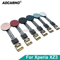 Aocarmo Power On/Off Switch Fingerprint Sensor Button Touch ID Flex Cable For Sony Xperia XZ3 H8416 H9436 H9493 SOV39 6.0"