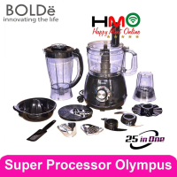 Bolde Super Food Processor Blender 25 in 1 Food Chopper Buah Daging Sayur Bolde Super Processor
