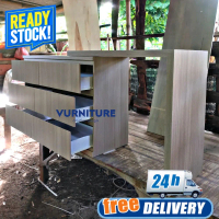 Meja minimalis laci 6 meja kerja meja rias multifungsi 120x40x75  Furniture Nakas