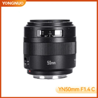 Yongnuo YN50mm F1.4 C Lens Standard Prime Lens Large Aperture Auto Focus Lens for Canon EOS 70D 5D2 5D3 600D DSLR Camera