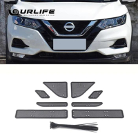 Car Grill Insect Net Insect Screening Mesh Protection Cover Trim Accessories For Nissan Qashqai J11 2016 2017 2018 2019 2020