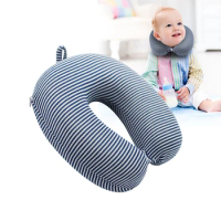 Travel Pillow 100% Pure Memory Foam Neck Pillow, Comfortable &amp; Breathable Cover, Airplane Travel Kit Kids Neck Pillow