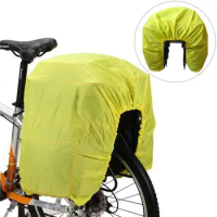 Bike Rain Cover For Bicycle Bag Mountain Road Bike Rear Seat Rack Bag Cover Waterproof Luggage Bag Rain Cover Bike Accessories