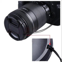 Universal 95mm 105mm Center Pinch Snap-on Front Lens Cap With Anti-lose Cord For SIGMA 150-600 120-300mm L