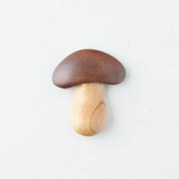 森の心地木製蘑菇筷架(棕)__日本製筷架 筷架 蘑菇筷架 木筷架