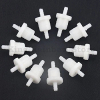 10pcs White Oil Fuel Gas Filters for 49cc 50cc 150cc ATV DIRT BIKE GAS SCOOTER MOPED