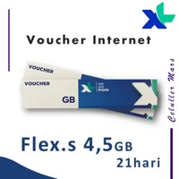 Voucher XL Flex S. S+. M. M+ 30 Hari Nasional fl. S 4,5gb-21hr