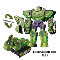 (ลิขสิทธิ์แท้) Transform Car--Hulk รุ่น 1929-04 ZD TOYS MARVEL THAILAND
