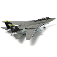 ชุดโมเดลเครื่องบินพลาสติก F-14A Tomcat, สเกล 1/100, พร้อมขาตั้ง, ทำจากโลหะผสมหล่อ, โมเดลเครื่องบินรบ