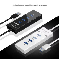 Foreign Trade Hub 3.0 HT24D 4-Port USB 3.0 Multi-Port Expander HUB Splitter Docking Station for Comp