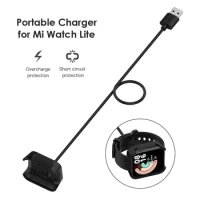 USB Charging Cable for Xiaomi Mi Watch Lite Redmi Watch Charger Cradle Portable Magnetic Charging Dock Smartwatch Accessories
