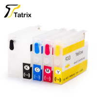 Tatrix For HP 932 933 932XL 933XL Refillable Ink Cartridge For HP Officejet 6600 H711a H711g 6100 6700 7110 7610