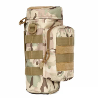 Outdoors Travel Kettle Set Molle Bottle Holder Bags Military Climbing Camping Hiking Army Fans EDC Multifunctional Bottle Pouch