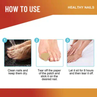 Healthy Nails Solution Nail Fungus Relief Patches for Toe Care Gentle Treatment for Nail Appearance Strengthening Nails at Night