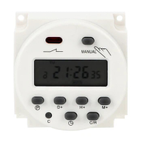DIYWORK Digital LCD Electronic AC 220-250V Daily Weekly Programmable Timer Auto On/Off Relay Time Control Switch