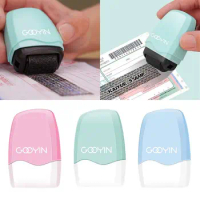 Defender Identity ID Security Stamp Photosensitive Seal Seal Applicator Identity Protection Roller Stamps Confidential Stamp