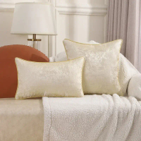 【IN stock pillowcase】 1 Pc Solid Sofa Cushion Cover 30X50/45X45 Cm Cozy Home Office Throw Pillow Cov