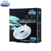 Durex Penis Extender Pleasure Ring for Condom Enlargement Ring Penis Sleeve Extender Sex Toys Erotic Products Ejaculation Delay
