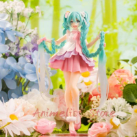 20cm Hatsune Miku Anime Figure Wonderland Rapunzel Hatsune Miku Action Fashion Girl Figurine Pvc Adult Collection Model Toys