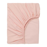 DVALA 床包, 淺粉紅色, 80x200 公分