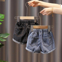 女童牛仔短褲夏裝新款夏季兒童褲子韓版中大童洋氣時尚短褲熱