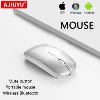 Wireless Bluetooth Mouse For Lenovo Tab P12 Pro 12.6" P11 Plus P11 Pro Legion Y900 Y700 Tab M8 M9 Rechargeable mini Silent Mouse